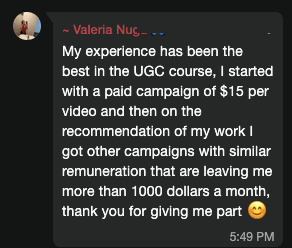 Creator message: Valeria Nugu
